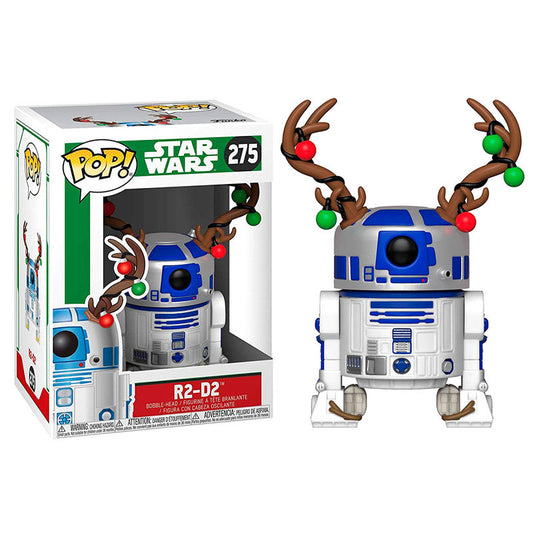 POP figure Star Wars Holiday R2 D2 with Antlers