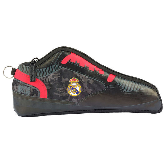 real madrid black sneaker pencil case
