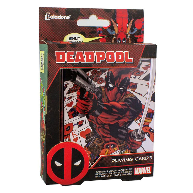 deadpool marvel playing cards