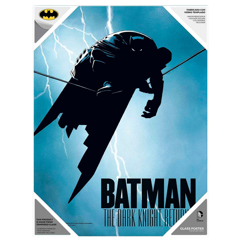 batman the dark knight dc comics glass poster