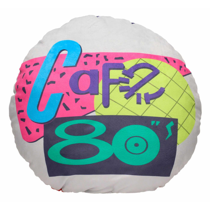 80s back to the future brown cushion