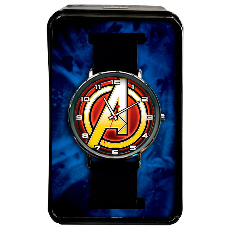 analog clock avengers logo avengers marvel