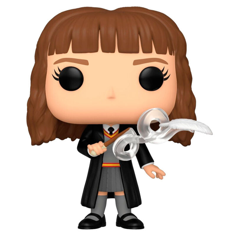 harry potter hermione with feather pop figure