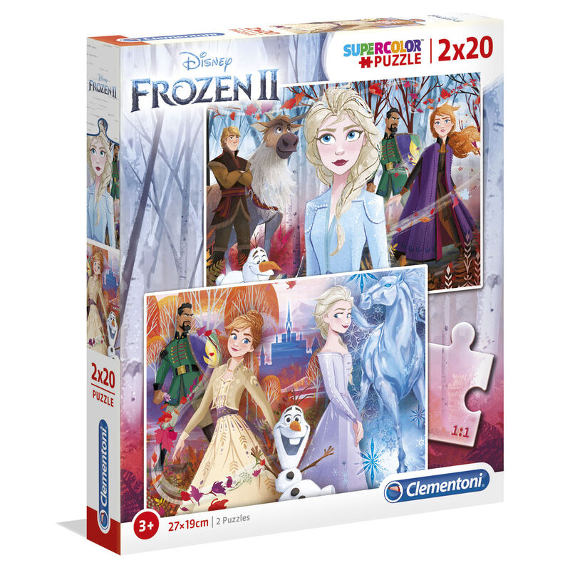 puzzle maxi frozen disney 2 2x20pcs