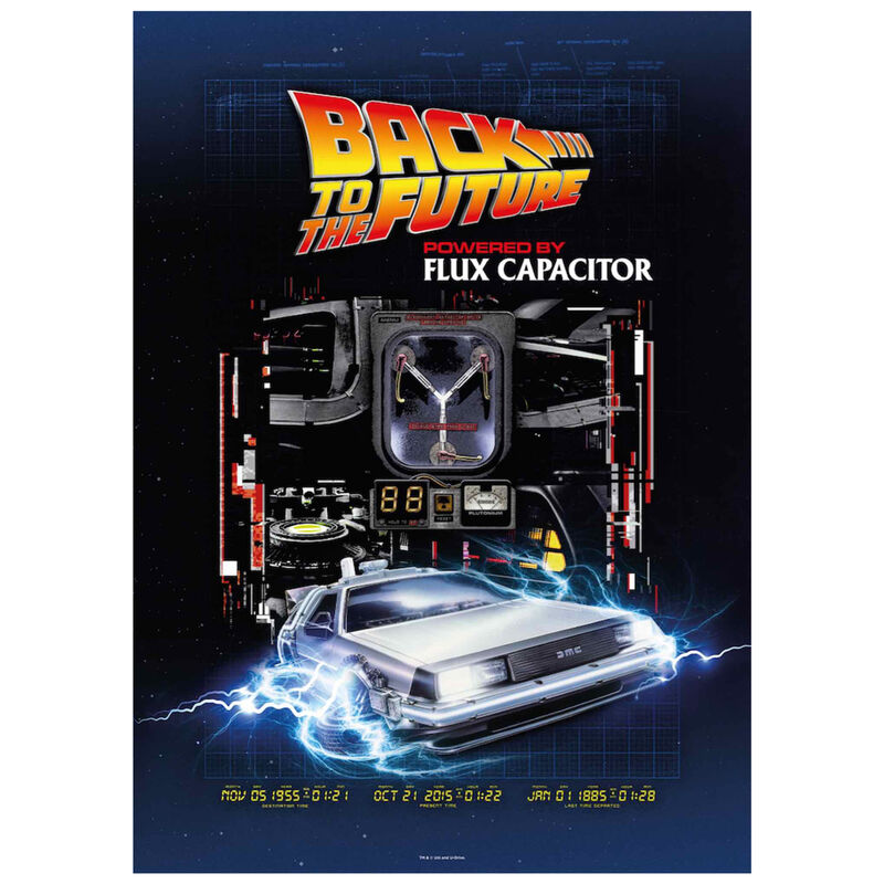 puzzle powered by flux capacitor back to the future 1000pcs