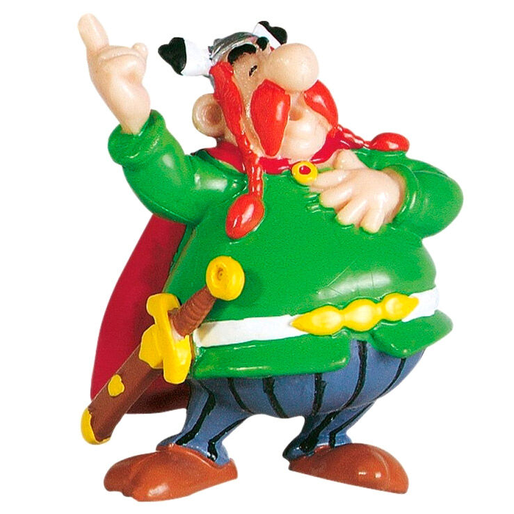chief abraracourcix figure from asterix the gaul 6cm