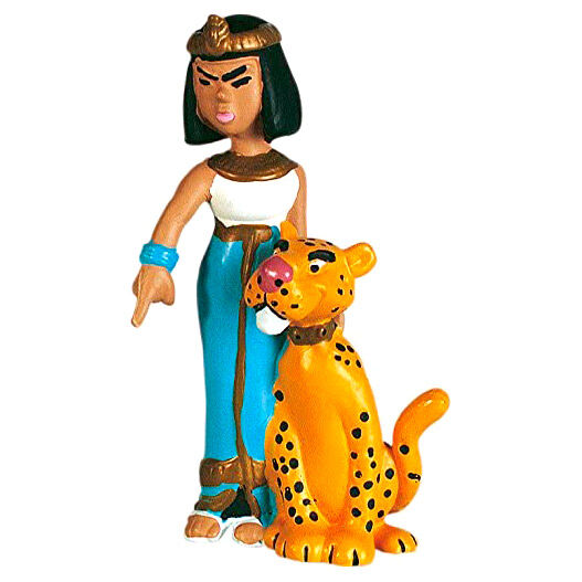 cleopatra of egypt figure from asterix the gaul 6cm