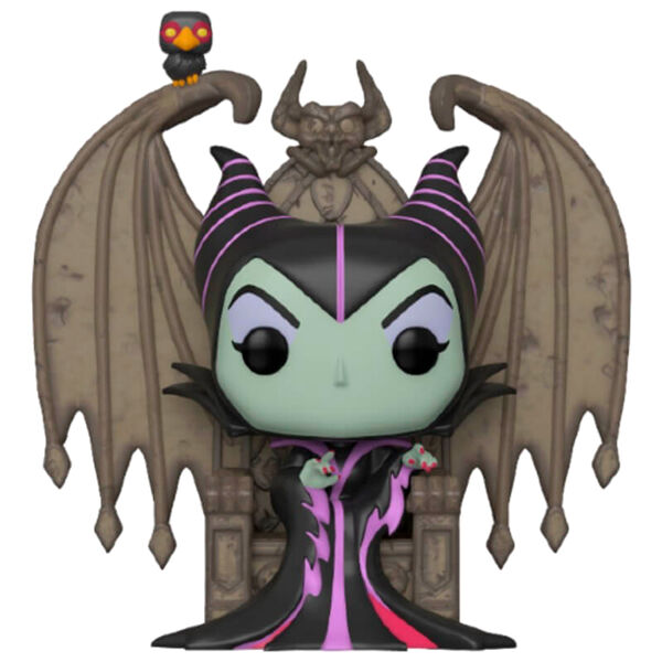 pop figure disney villains maleficent with throne