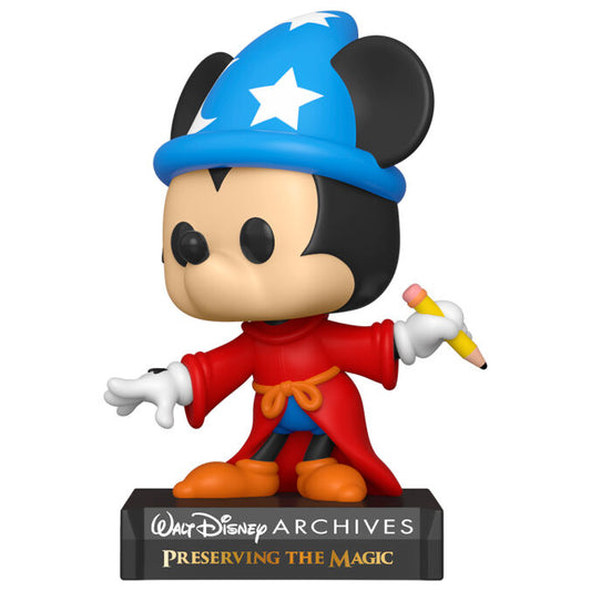disney archives sorcerer mickey pop figure