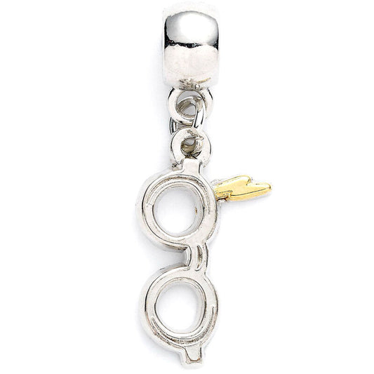 bolt with glasses harry potter charm pendant