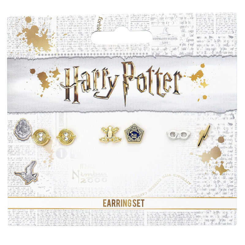 set of 3 harry potter earrings (assorted)