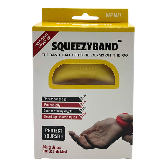 Verstellbares Gelspender Armband Gelb Erwachsene