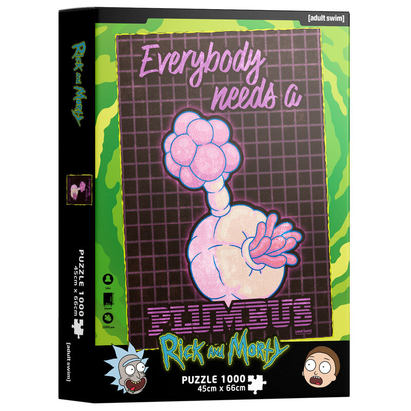 puzzle plumbus rick and morty 1000 pieces