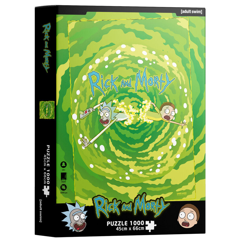 puzzle portal rick and morty 1000 pieces