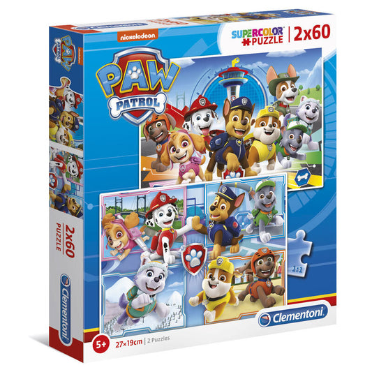 Paw Patrol Puzzle 2x60pcs