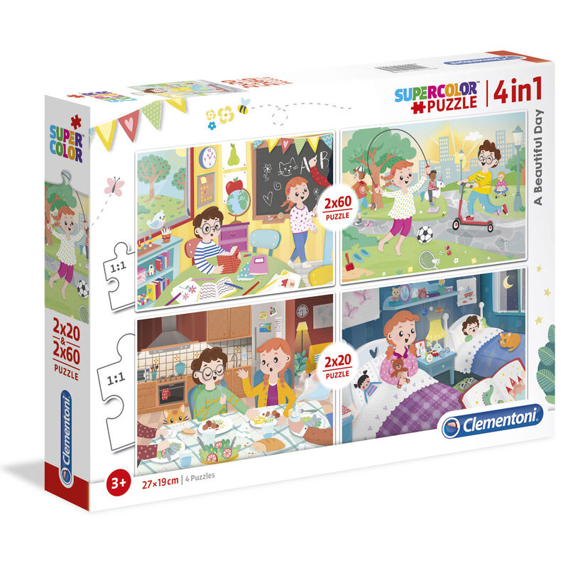 puzzle a good day 2x20pcs 2x60pcs