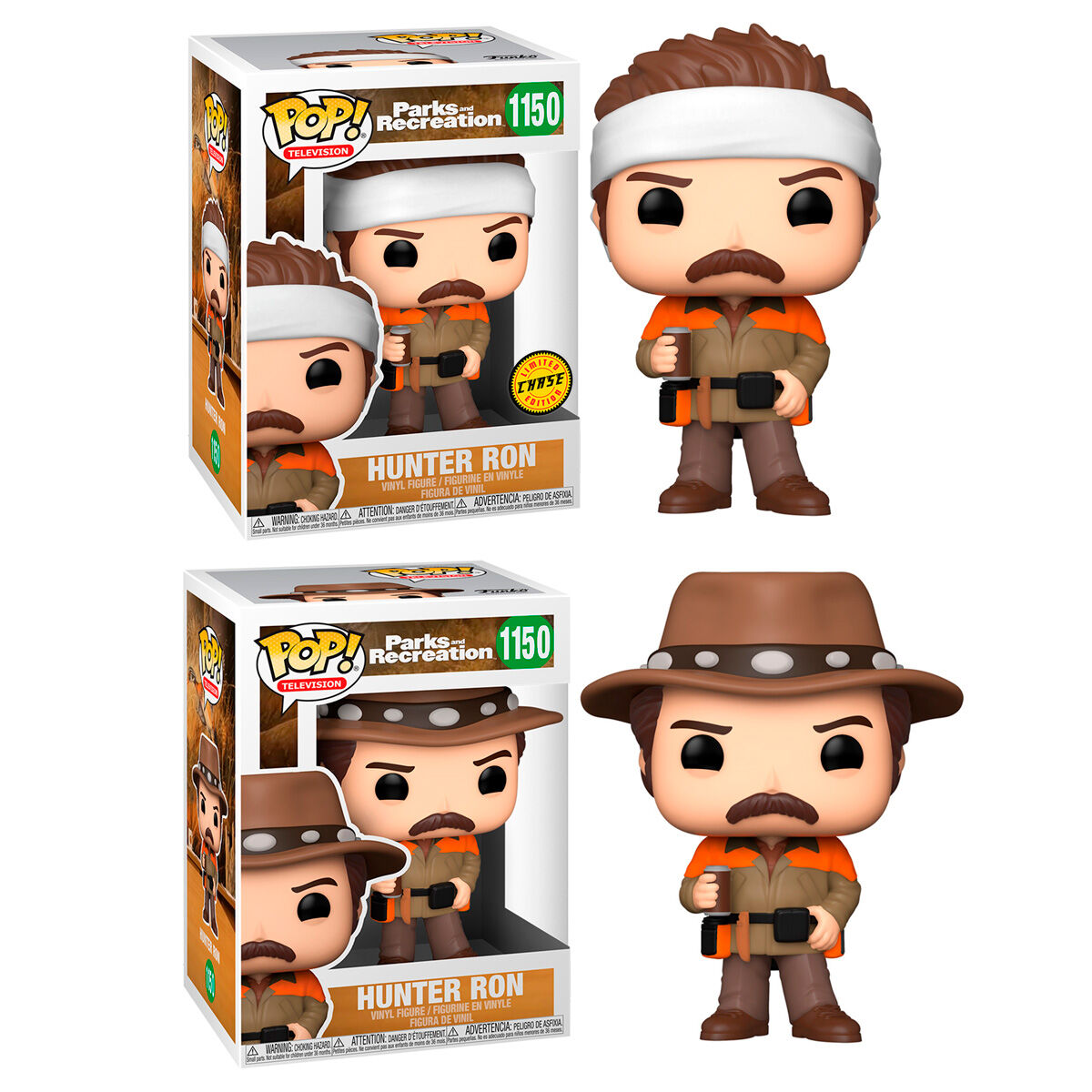 figure pop parks and rec hunter ron 5 1 chase