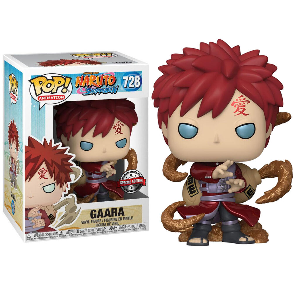 naruto gaara metallic exclusive pop figure