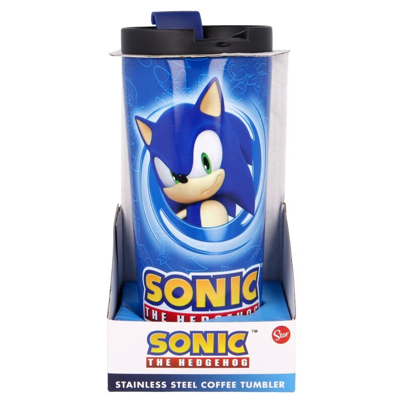 sonic the hedgehog stainless steel coffee mug 425ml