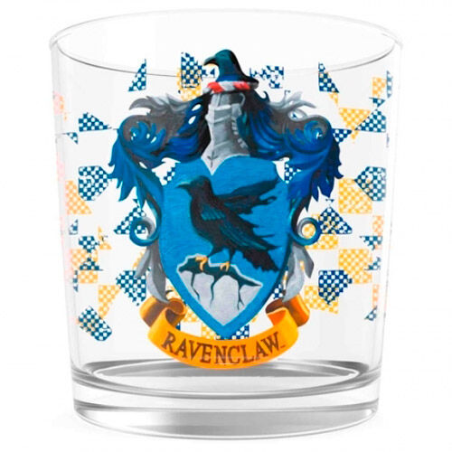 harry potter ravenclaw logo crystal glass