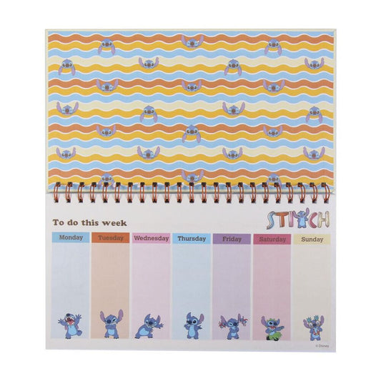Agenda settimanale Disney con Stitch
