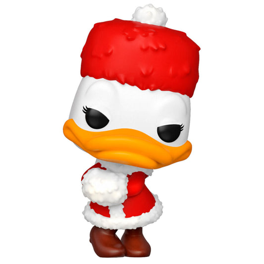 disney holiday daisy duck pop figure