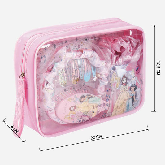 Accessoires pour cheveux Princesses Disney trousse de toilette