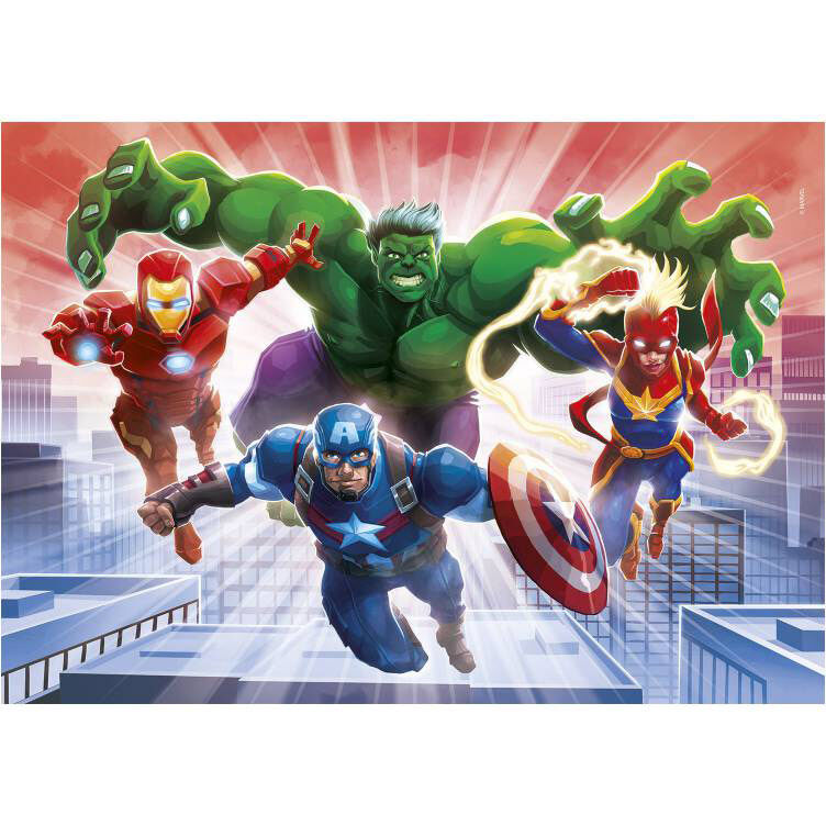 Puzzle świecące Avengers Avengers Marvel 104 elementy