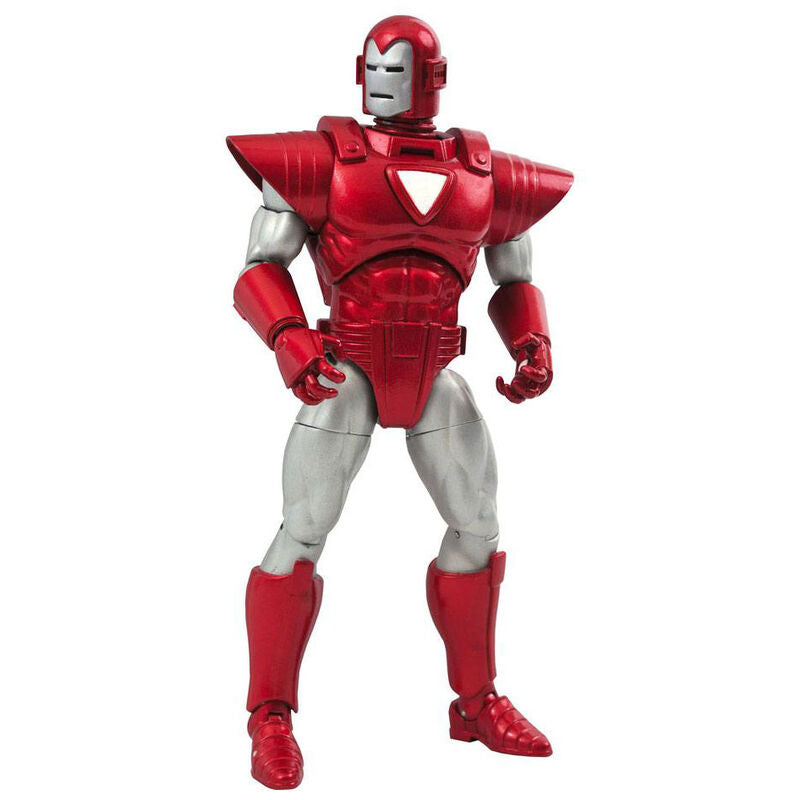 action figure silver centurion iron man marvel 18cm