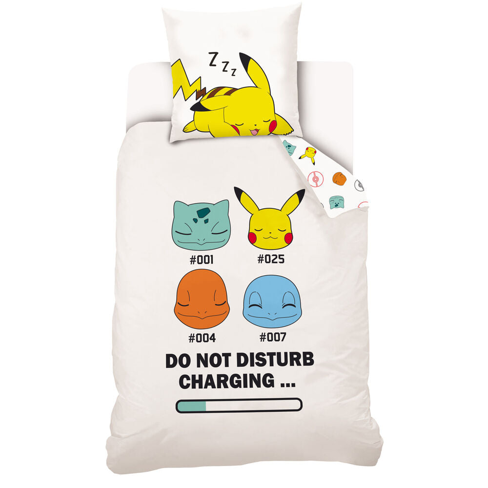 premium pokemon duvet cover for 90cm bed cotton