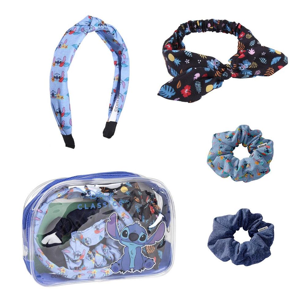 Stitch Disney hair accessories toiletry bag