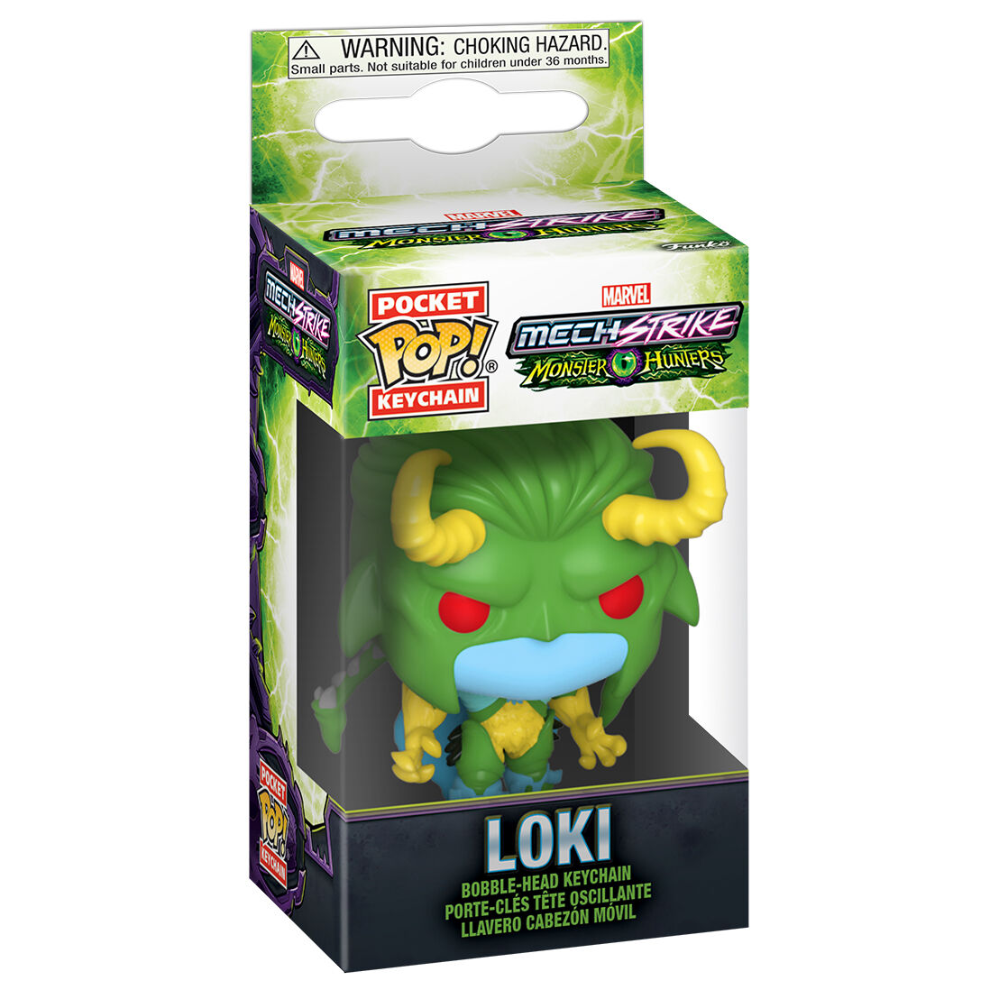 Pocket POP Marvel Monster Hunters Loki Keychain