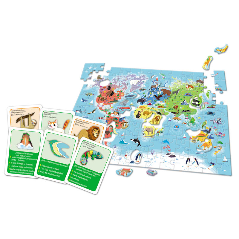 Puzzle Alla scoperta del mondo 124 pezzi
