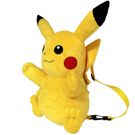 Mochila de pelúcia do Pikachu Pokémon 36cm