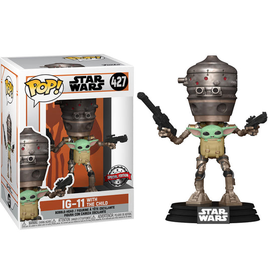 POP figure & Tee set Star Wars IG 11 With the Child Exclusive M