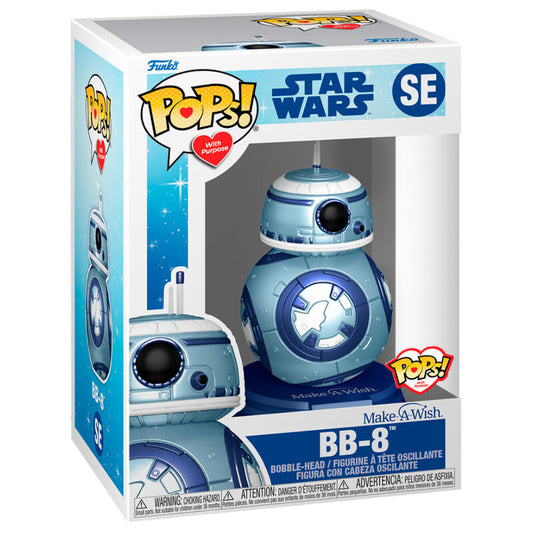 POP Figure Star Wars Make a Wish BB 8 Metallic