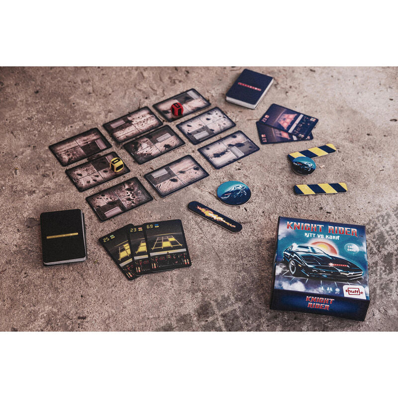 Jogo de tabuleiro Kitt vs Karr Knight Rider