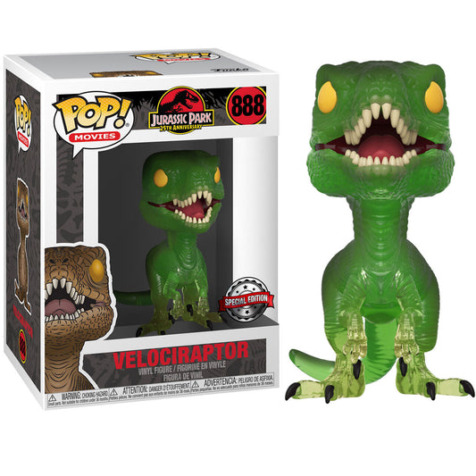 POP Figure & Tee Set Jurassic Park Velociraptor Exclusive S