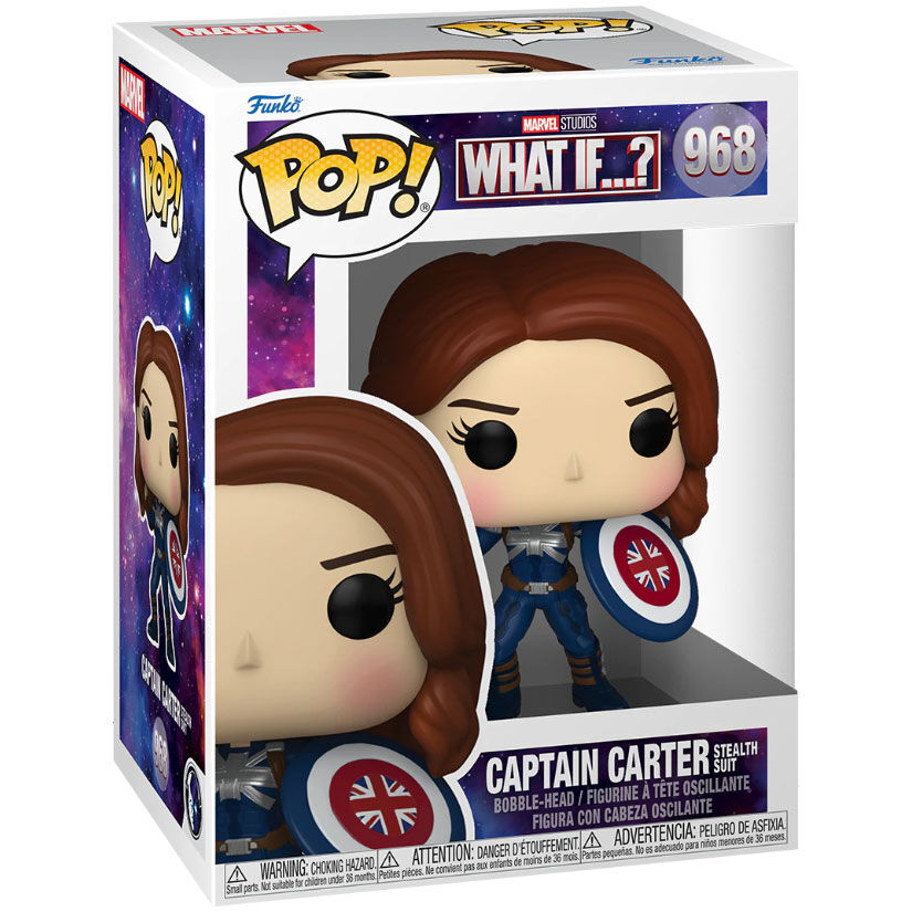 Figura POP de Marvel What If Captain Carter Stealth