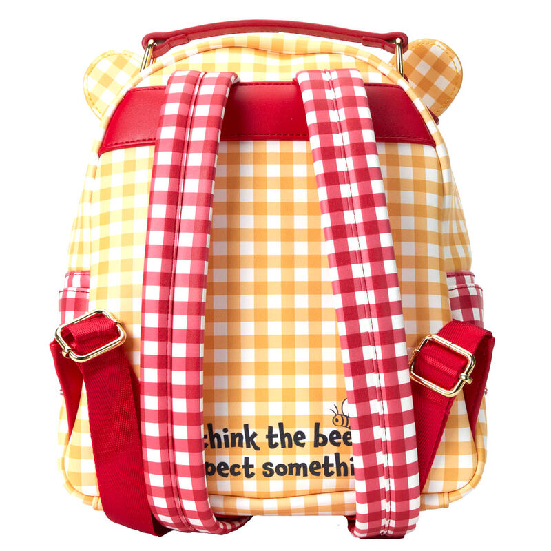 Gingham Winnie the Pooh Disney Loungefly Rucksack 25cm