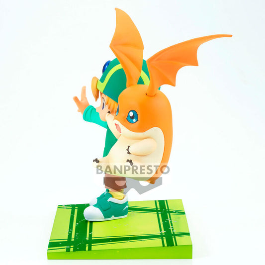 Action figure di Takeru e Patamon della serie Adventure Archives di Digimon Adventure 15 cm