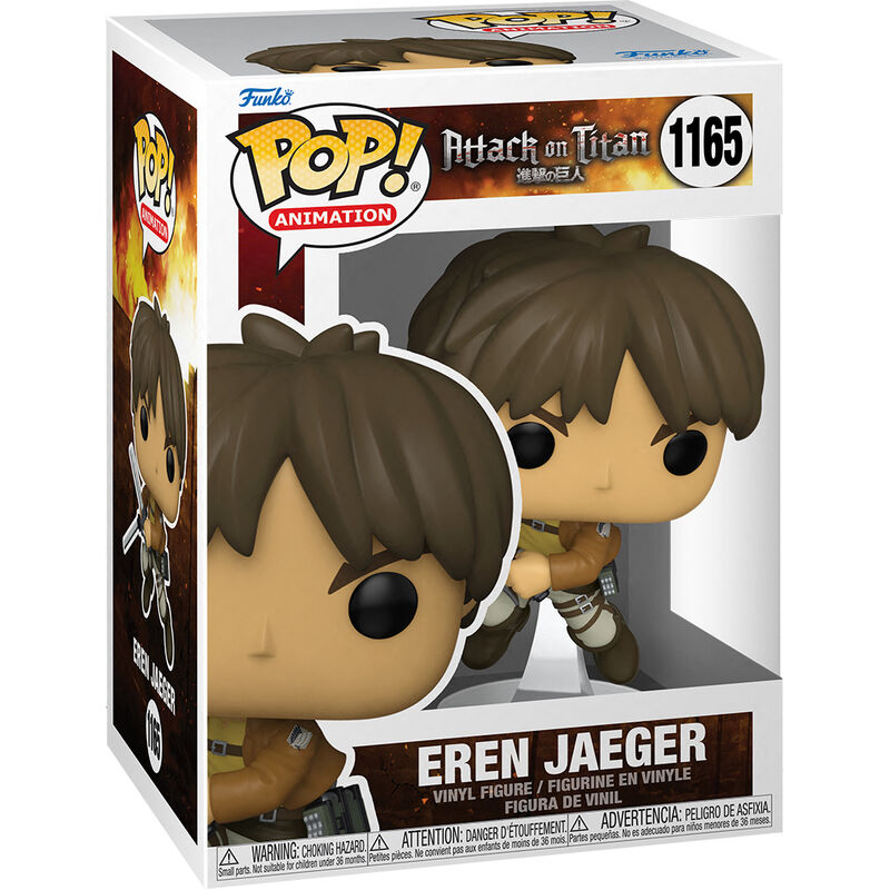Statuetta POP di Eren Jaeger da L'attacco dei giganti