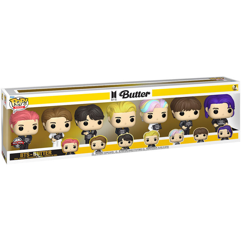 Blister of 7 POP BTS Butter Exclusive figures