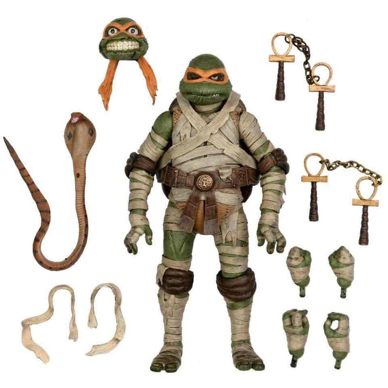 ultimate figure michelangelo as the mummy teenage mutant ninja turtles 18cm
