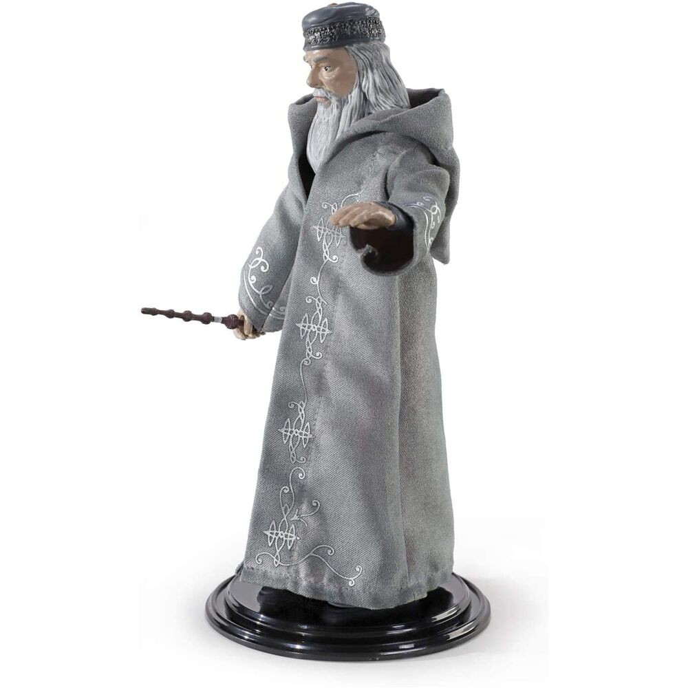 Figura maleable Bendyfigs de Dumbledore con varita de Harry Potter 19 cm