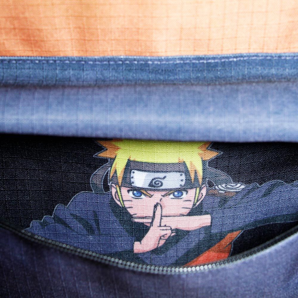 Mochila ajustável Naruto Shippuden tamanho 44cm