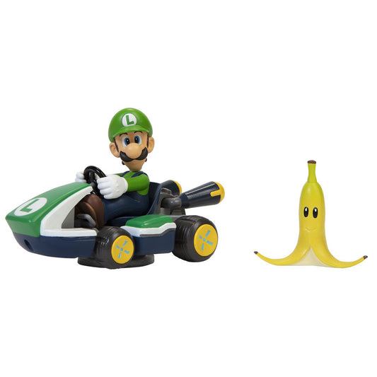 Figura di Luigi Kart mega gira Mario Kart 6 5 cm