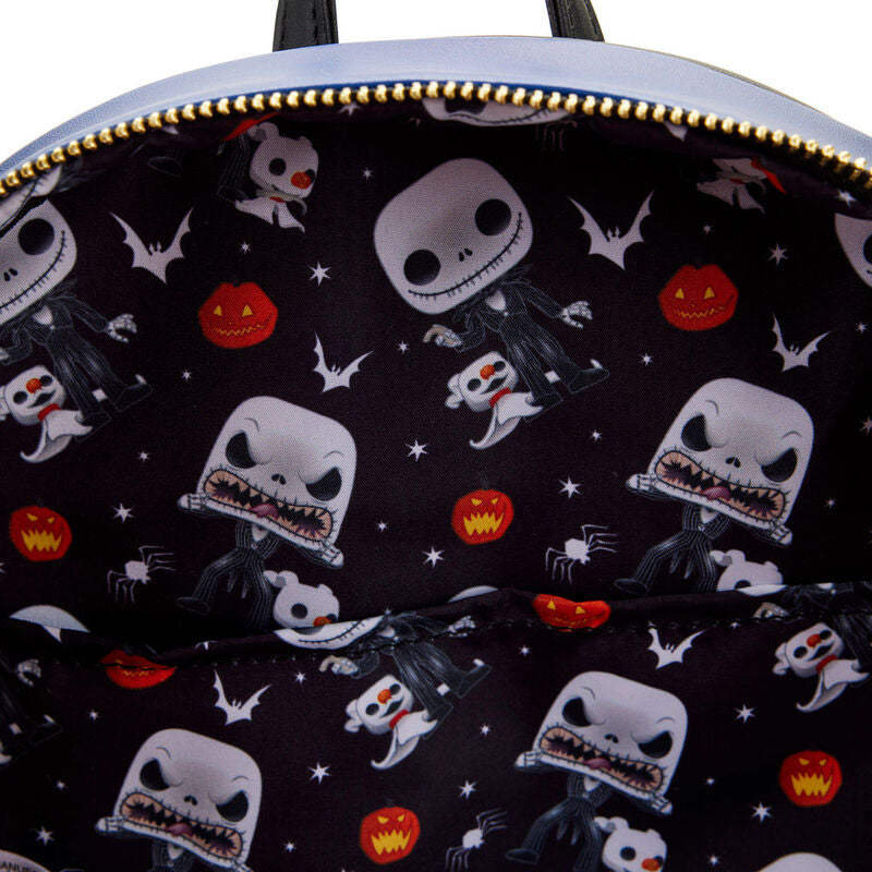 Jack Skellington Nightmare Before Christmas Backpack Disney Loungefly 30cm