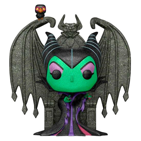 pop figure disney villains maleficent on throne diamond exclusive