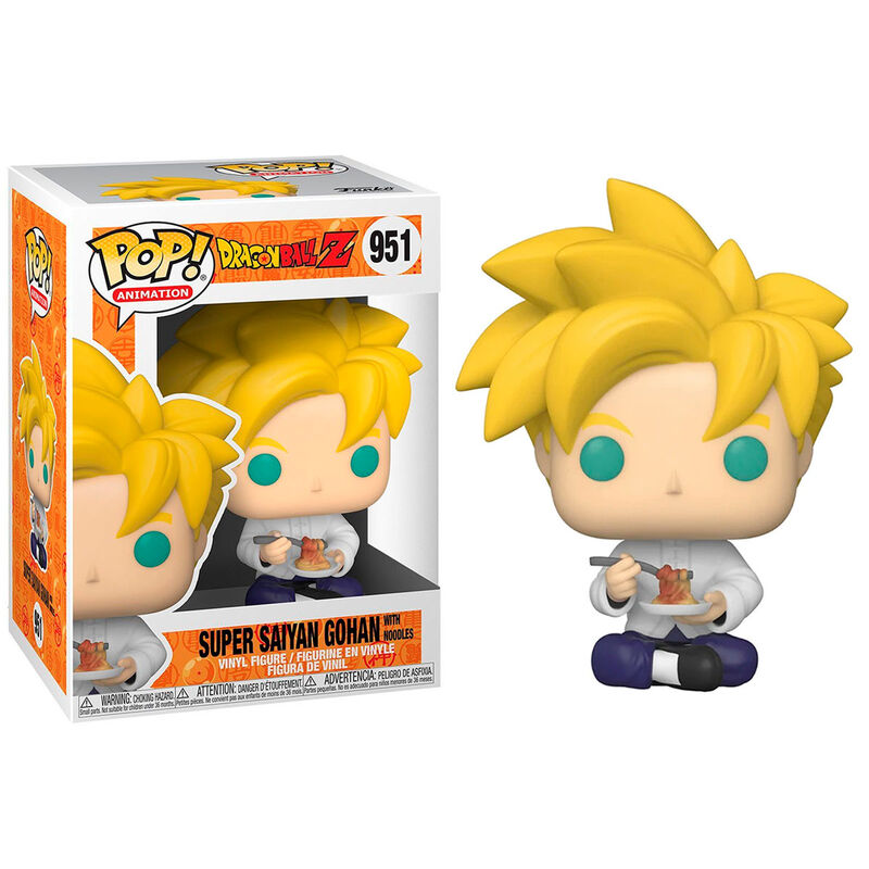 Statuetta POP di Dragon Ball Z Super Saiyan Gohan con spaghetti